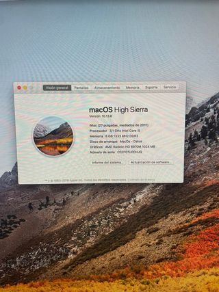 Imac 27 pulgadas