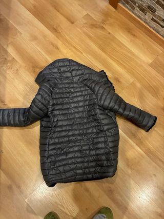 Abrigo reversible gris talla S.