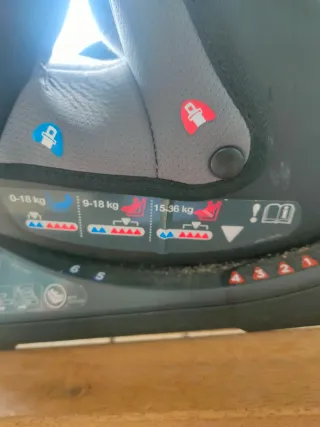 Silla coche Isofix Joie gris