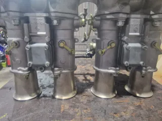 Carburadores Weber 45 Horizontales y coletores ABF