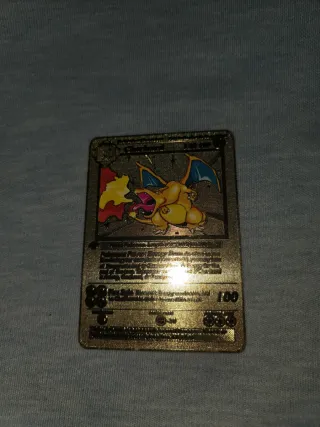 Carta Pokémon Metálica Charizard