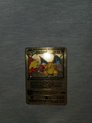Carta Pokémon Metálica Charizard
