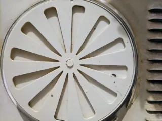 Tapa de aluminio blanco para panel fijo