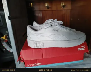 Zapatillas Puma Blancas Talla 37 Nuevas