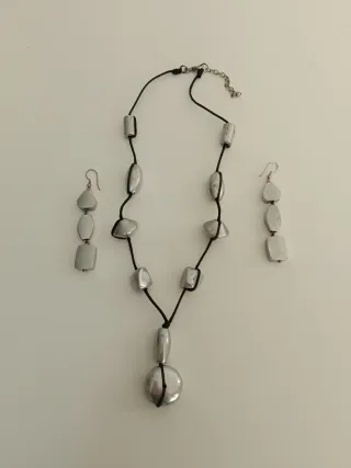 Conjunto Vestopazzo collar y pendientes