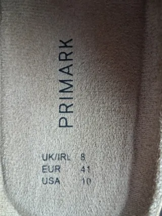 Zapatos tipo zueco beige mujer Primark