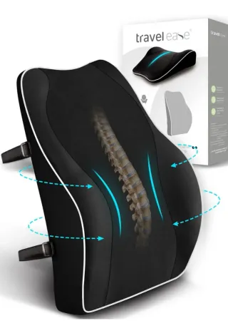 Cojín Soporte Lumbar Negro