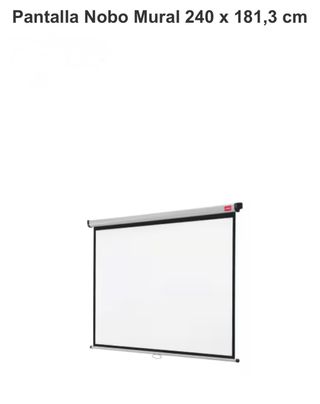 Pantalla de proyección Nobo mural