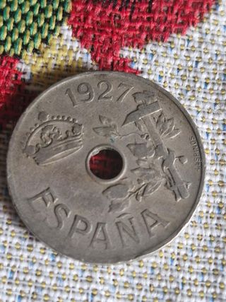 69 Monedas de 25 céntimos República 1934 y 1927