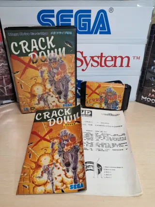 Crack Down - SEGA Mega Drive Japonés