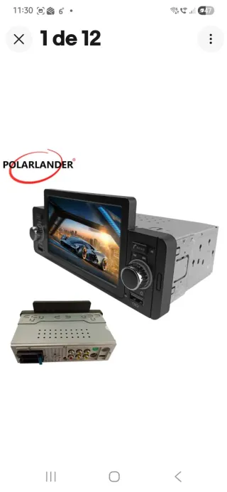 Radio Coche Pantalla Bluetooth 5.1 Mirror Link