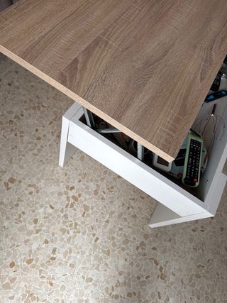 Mesa de centro elevable