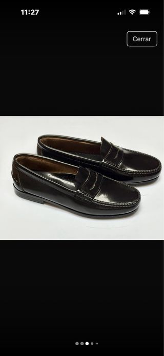 Zapatos mocasines negros LATIN