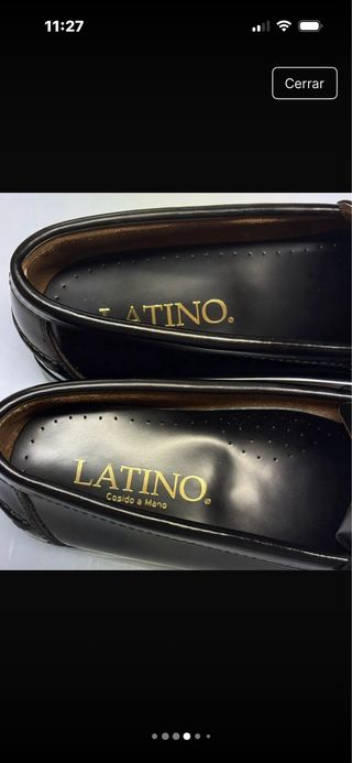Zapatos mocasines negros LATIN