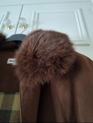 Chaquetón marrón El Corte Inglés XXL