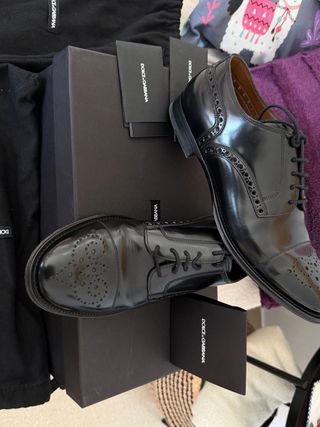 Zapatos Derby Piel Dolce & Gabbana Hombre Negro