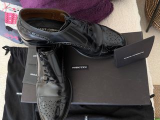 Zapatos Derby Piel Dolce & Gabbana Hombre Negro