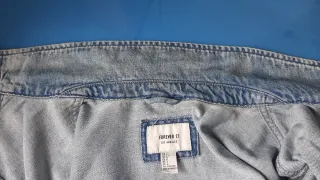 Chaqueta Vaquera Forever 21 Azul