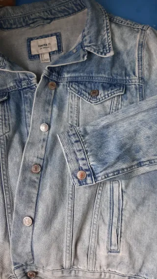 Chaqueta Vaquera Forever 21 Azul