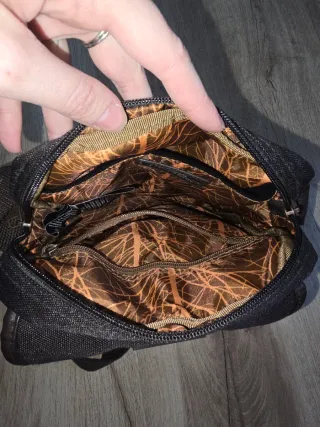 Bolso bandolera hombre negro