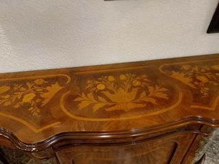 Alacena Vitrina Francesa Madera y Cristal