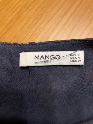 Vestido estampado floral negro