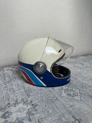 Casco Moto Integral Vintage ECE Homologado