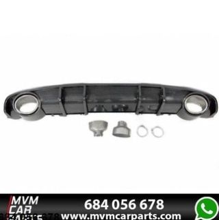 Difusor Trasero AUDI A4 B9 2016+ LOOK RS4 carbono