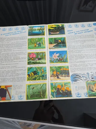 Álbum Las Aventuras de la Abeja Maya COMPLETO