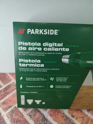 Pistola de calor Parkside