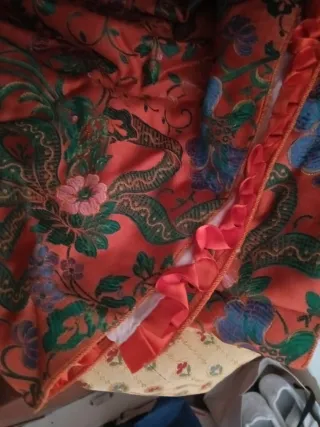 Traje Fallera Niña Naranja y Verde,todo 140€