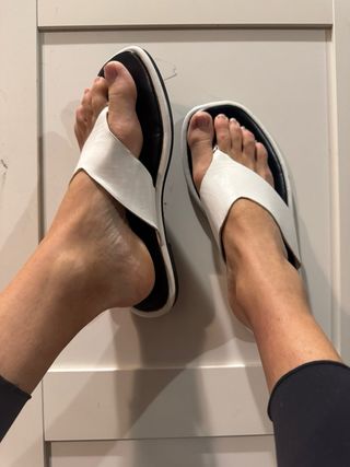 Chancletas Asos Blancas