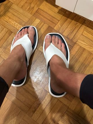 Chancletas Asos Blancas