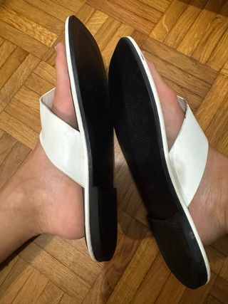 Chancletas Asos Blancas