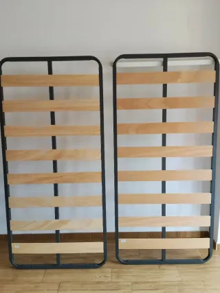 Somier metálico y de madera