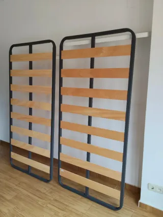 Somier metálico y de madera
