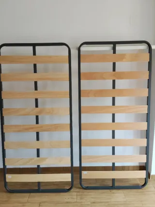 Somier metálico y de madera