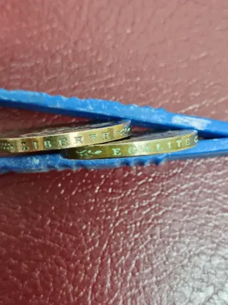 2 Monedas Francesas 10 Francos 1976 y 1980