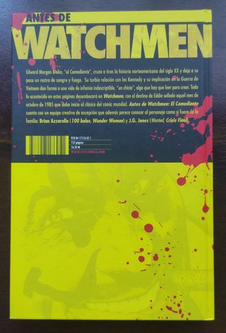 Antes de Watchmen: El Comediante - Comic