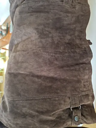 Cazadora caballero piel marrón