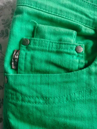 Pantalón vaquero verde caballero Talla 42