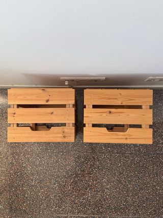 Cajones de madera de pino IKEA KNAGGLIG