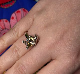 Anillo pingüino bisutería