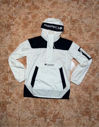 Chaqueta Columbia Blanca y Negra Talla S
