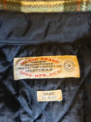 Camica giacca in flanella imbottita  taglia L/XL V