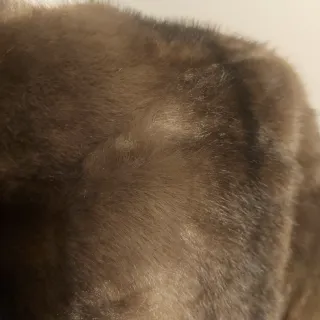 Giacca ecofur finto visone con stelle