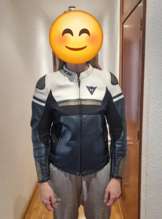 Chaqueta Dainese Piel Moto Mujer Talla 42