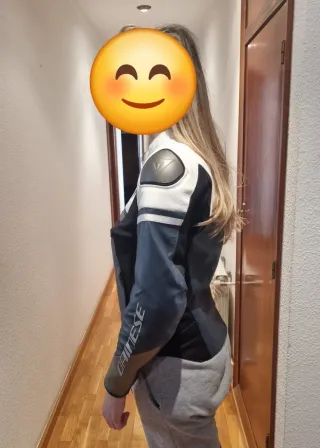 Chaqueta Dainese Piel Moto Mujer Talla 42