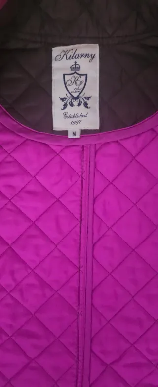 Parka Kilarney Marrón y Fucsia Talla L