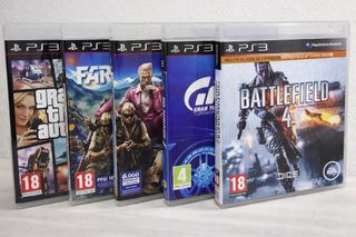 Lote 4 Juegos PS3: GTA5 , Far Cry 4, GT6, BF4